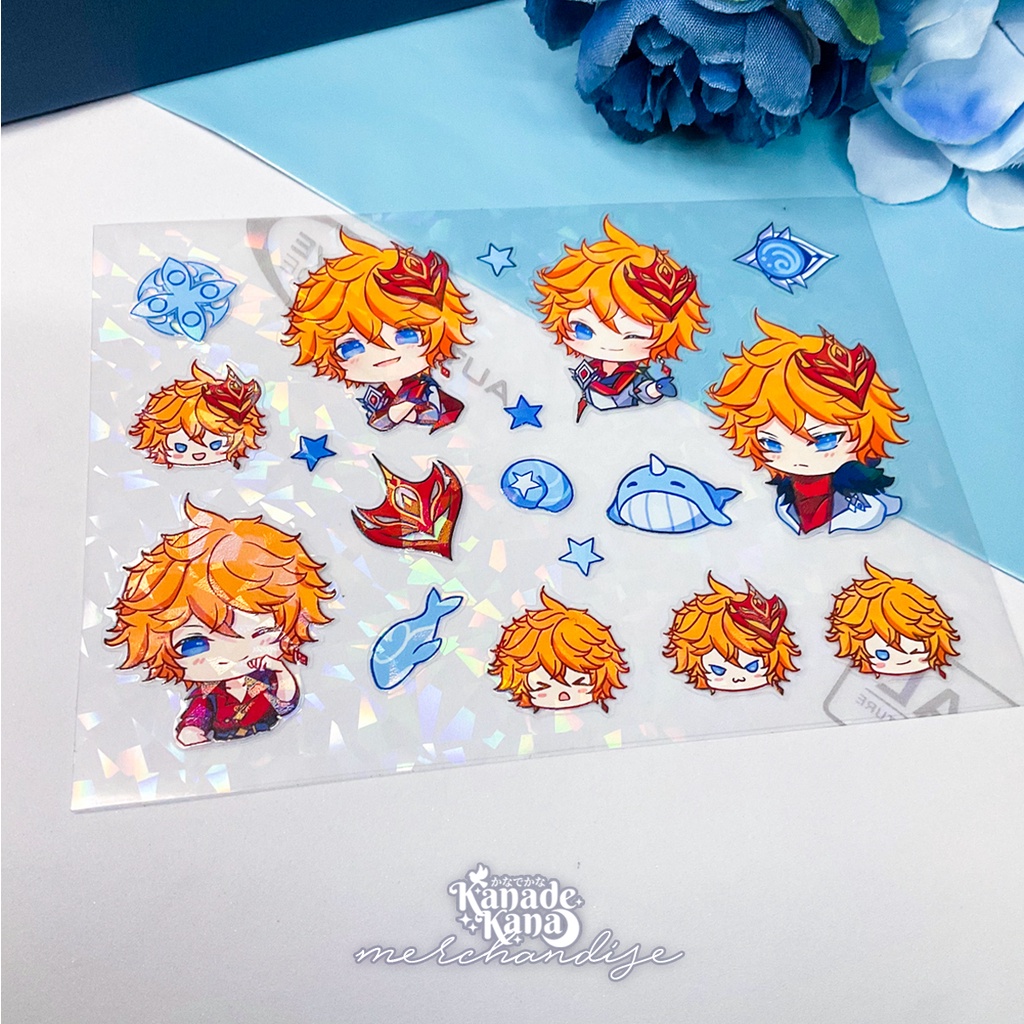 

Holo Clear Sticker - Tartaglia