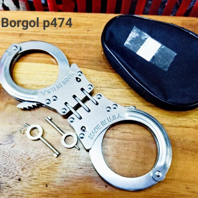 ( BISA COD ) Borgol Tangan Polisi/Polri Made In USA DISKON [Kode 1|Kode 2|Kode 3|Kode 4|Kode 5|Kode