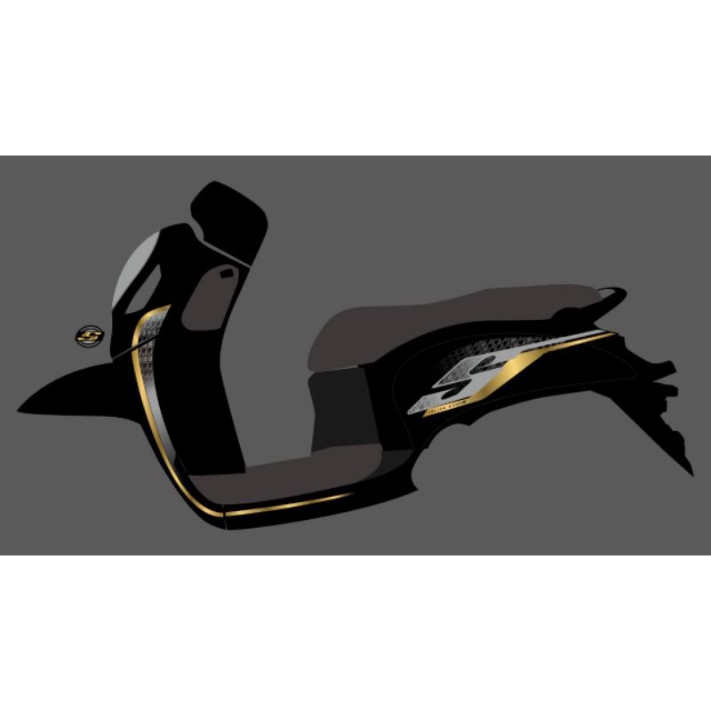 striping transparan scoopy 2021 new Sporty