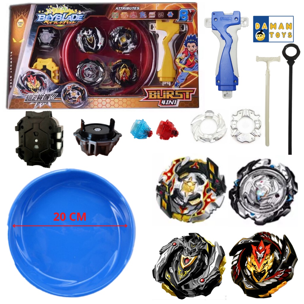 [PROMO] Gasing Beyblade Burst 4 in 1 Set Gasing GRATIS Arena Stadium