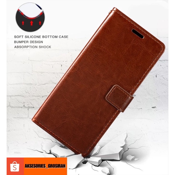 INFINIX HOT 9 PLAY HOT 10S HOT 10 PLAY HOT 11 Flip Cover Wallet Leather Case Hp Dompet Kulit