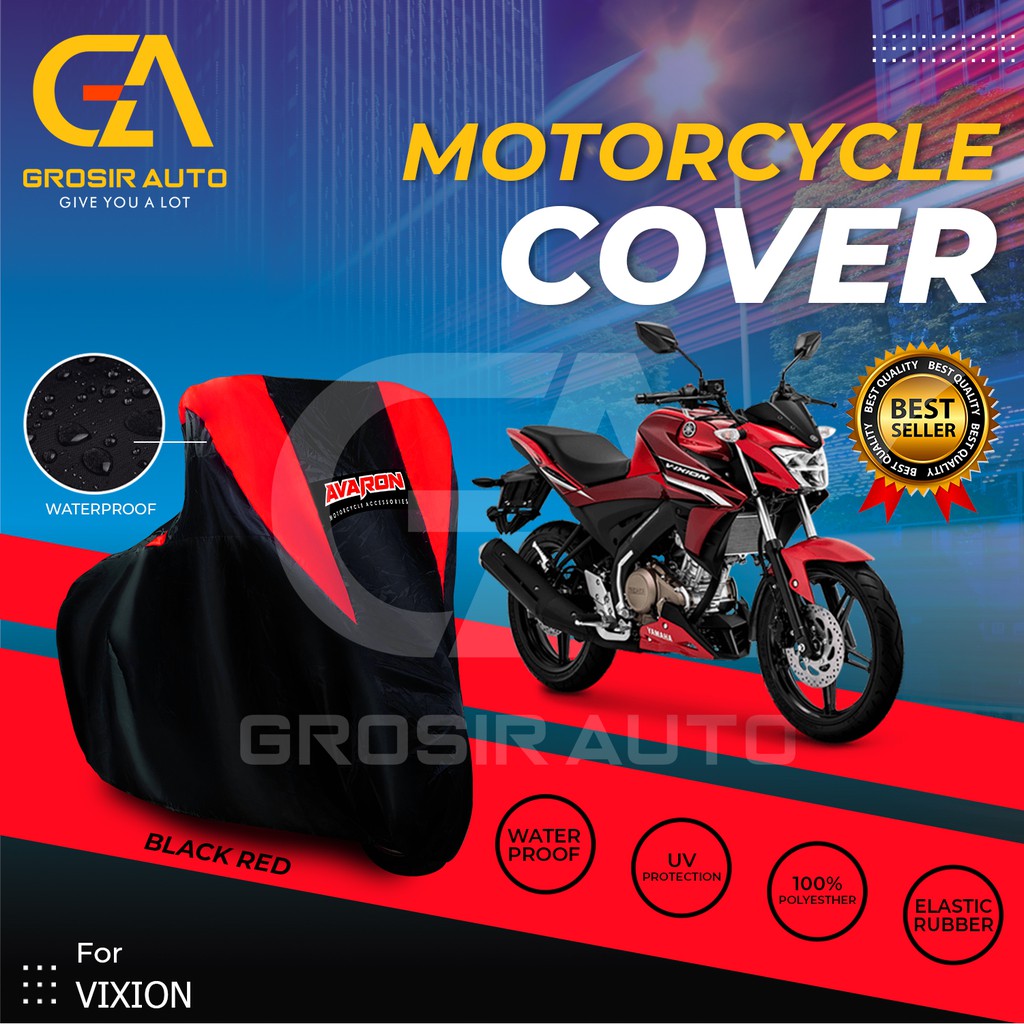 Sarung Motor AVARON VIXION/ Penutup Pelindung Body Cover Motor Warna Anti Air Merk Avaron