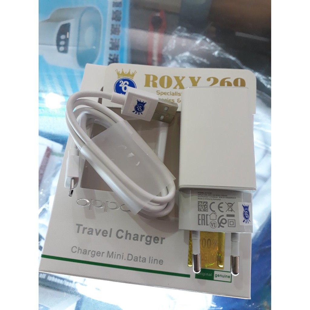 BEST  CARGER HP OPPO ORI 2.1A FAST CHARGING Handphone Oppo A37 A39 A57 A59 Output Charger 2.1 2-1