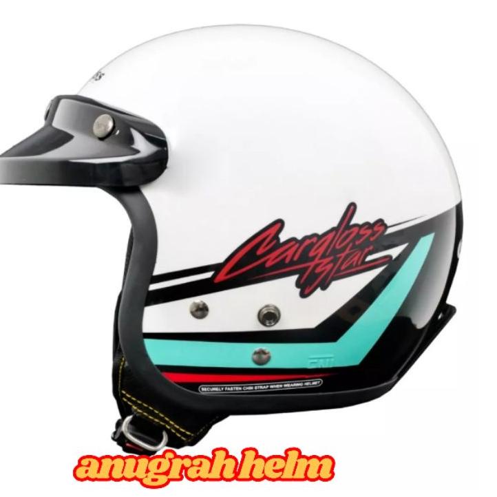 Kekinian - HELM CARGLOSS CARGLOSS CFM MOTIF ORIGINAL 100%