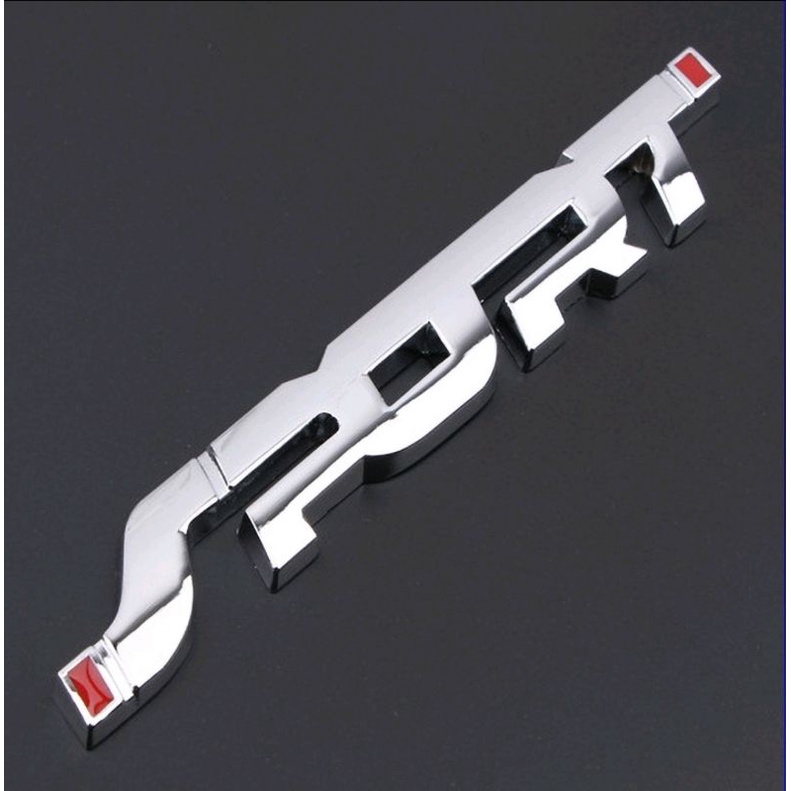 Stiker Emblem Mobil SPORT Bahan METAL