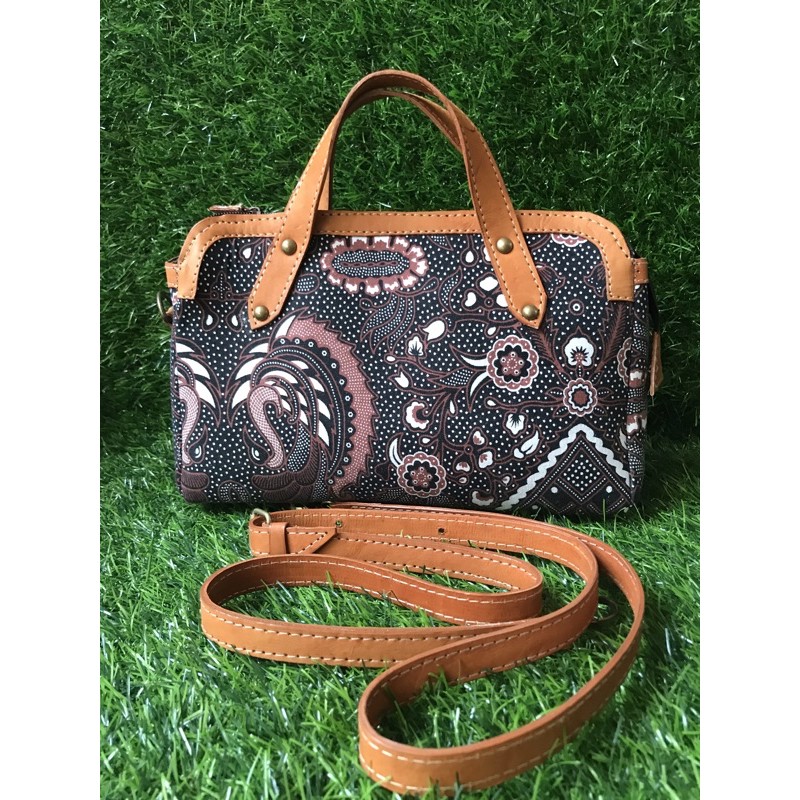 tas batik tali kuli dobel handel