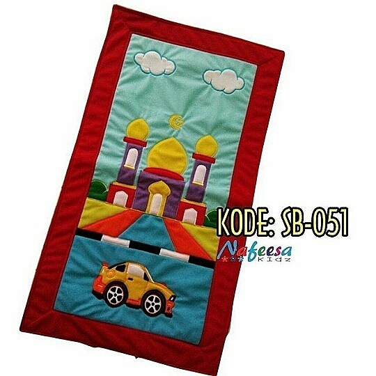 Sajadah Anak Karakter | Sajadah Bordir | Sajadah Custom Nama | Sajadah Anak Lucu | Sajadah Unik