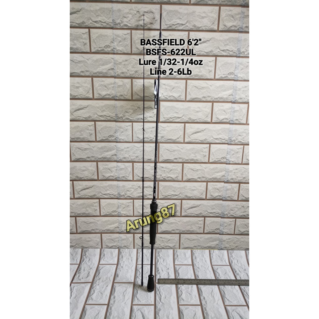 JORAN PANCING ROD SPINNING UL abu garcia BASSFIELD  bsfs-622ul - 2-6lb 188 cm