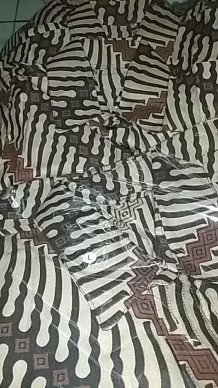 Batik Couple Keluarga Sania Ruffle Ori Ndoro Jowi Dnt Motif Rampel Coklat