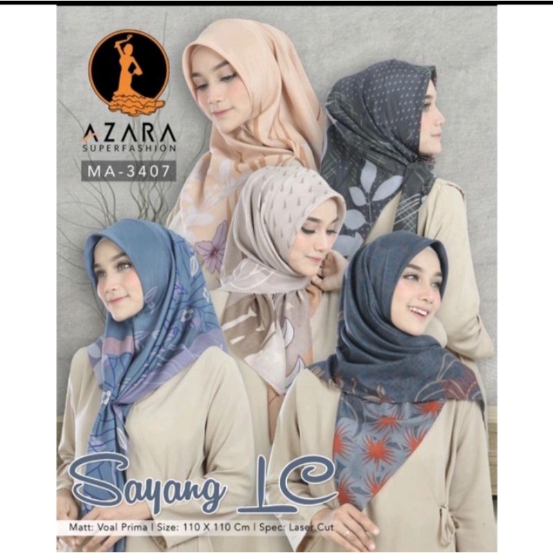 SEGIEMPAT MOTIF POLYCOTTON LASER CUT AZARA