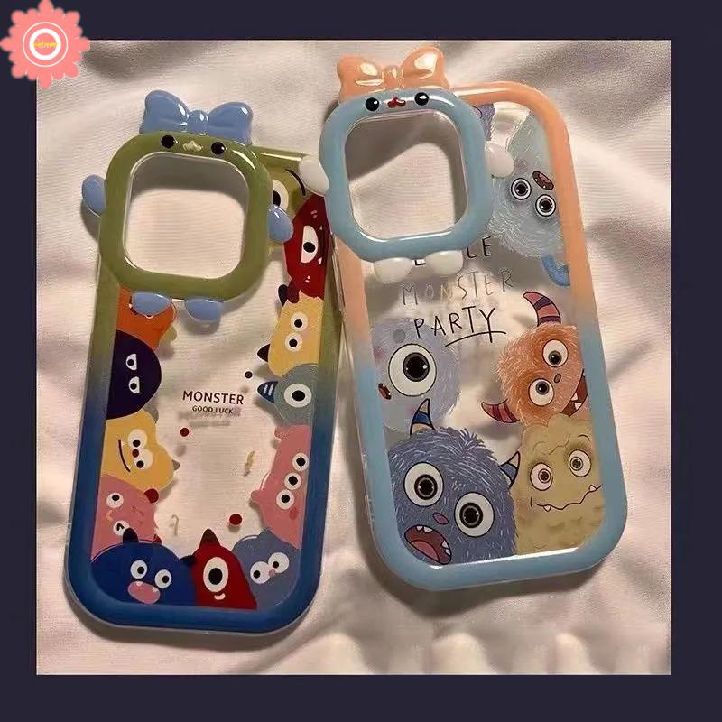 Soft Case Desain Monster Kecil 3D Untuk Samsung A12 A04 A13 A50 A50s A04E A22 A30s A51 A52 A32 A23 A03 A52s A31 A04s A32 A33S A53 A71 A53 A11 A73 A53