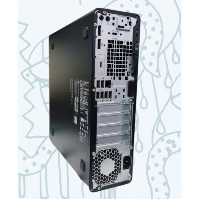 HP ELITEDESK G4 SFF/CORE i3-8100/RAM 8GB/SSD 128GB/DUAL DISPLAY PORT