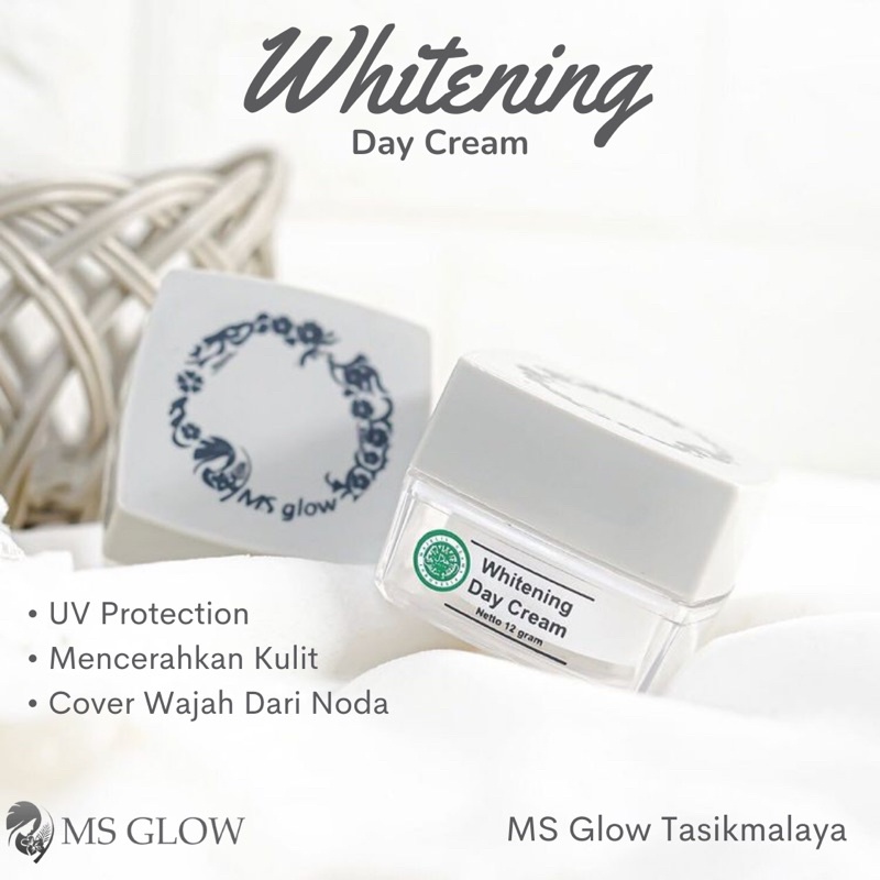 Krim Siang MS Glow - Ecer Krim Siang MS Glow - BB Cream MS Glow - Acne BB Cream - Pelembab Wajah MS 