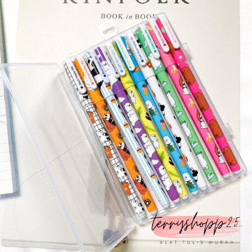 

Pulpen Gel Marbel Beruang Wbb 1 Box Isi 10Pcs Free Box Cantik Tinta Warna Warni Alat Tulis Sekolah Bisa Cod