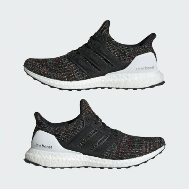 Adidas Ultraboost Black White Multicolor ORIGINAL