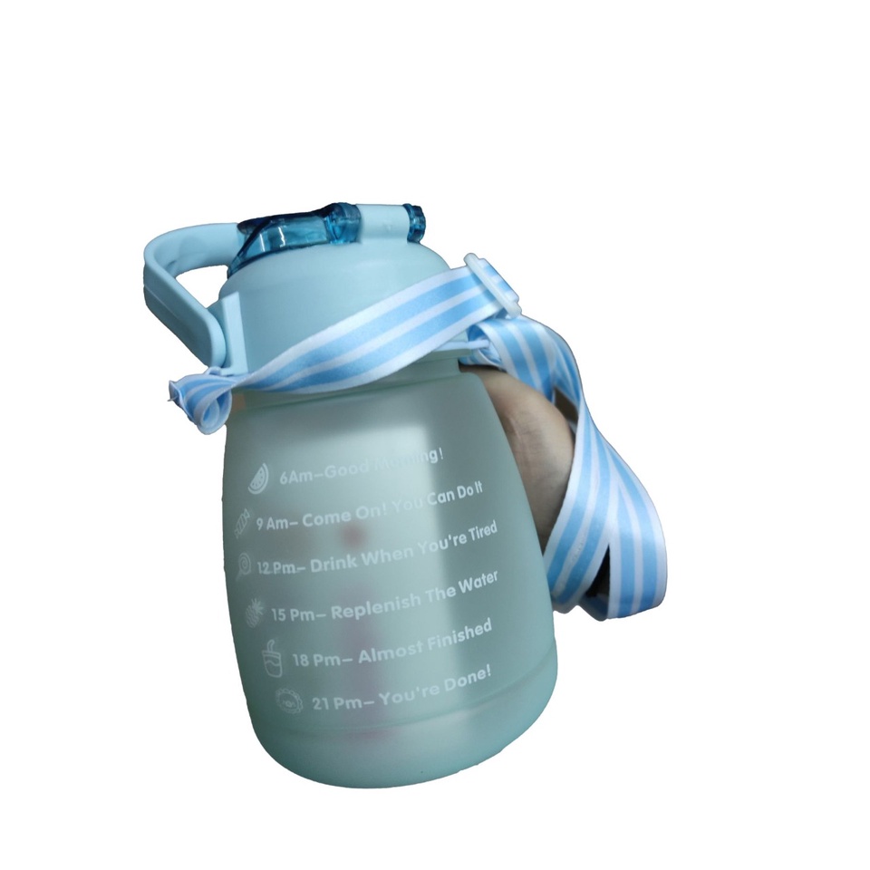 Botol Minum Viral/ Botol Minum Kekinian / Botol Minum Pengingat