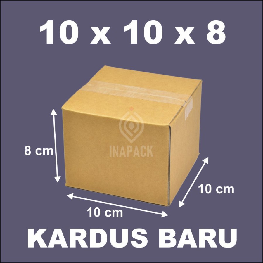 

Kardus Packing Baru 10x10x8 cm. Qty 10pcs. Delivery Box