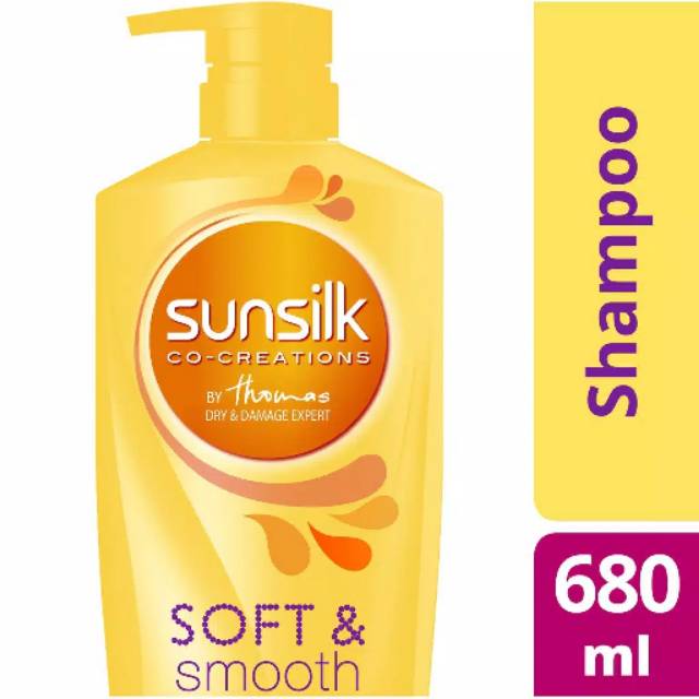 Sunsilk Shampo Rambut Halus Lembut Soft And Smooth 680 ml