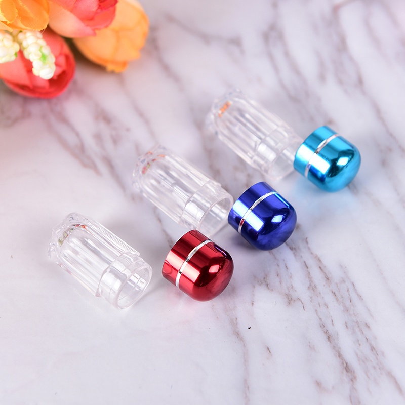 5pcs Gelatin 0 Polos Kualitas Tinggi# Gel Transparan Warna-Warni