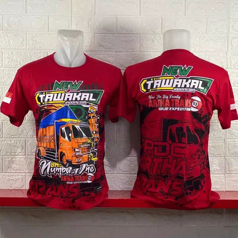  kaos  truk  new tawakal  bms one 02 bisa bayar di tempat 