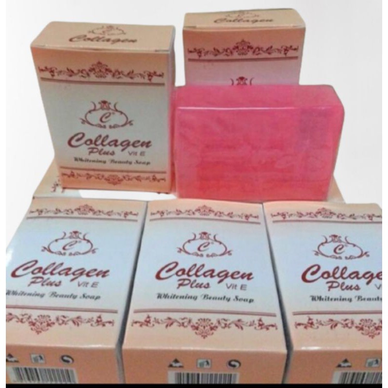 Sabun Collagen//Sabun Collagen Plus Vit E//Collagen Plus Vit E Whitening Beauty Soap