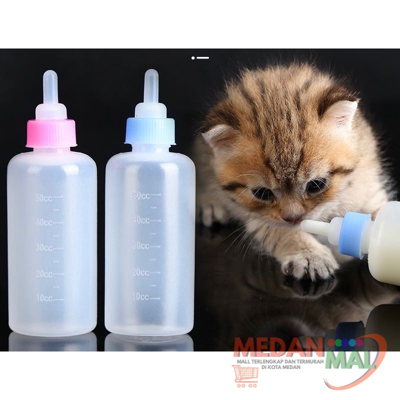 Botol Dot Kucing Botol Susu Kucing Botol Susu Anjing 50ML Kitten Dot PREMIUM QUALTY