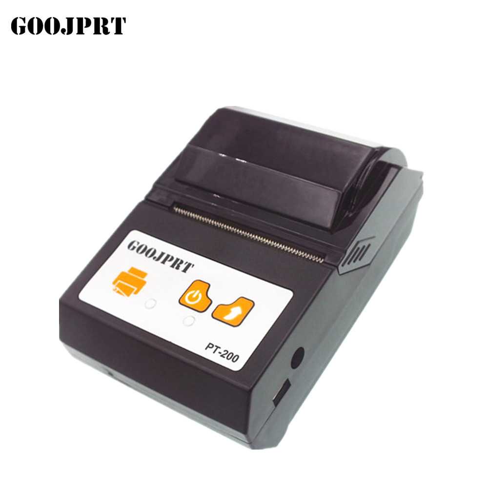 GOOJPRT POS Bluetooth Thermal Receipt Printer 58mm - JP-PT200