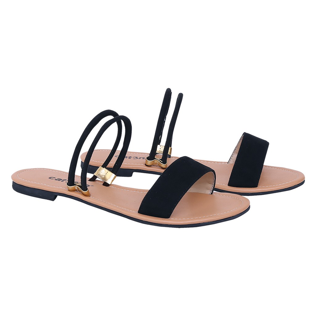 CATENZO Sandal Slip Hitam Wanita HS 1235