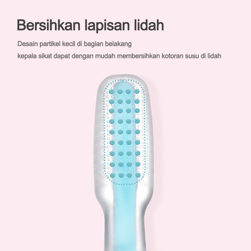 HIPPO LAND Sikat Gigi Bayi Silicon - Finger Tooth Brush - Pembersih Mulut Bayi 58