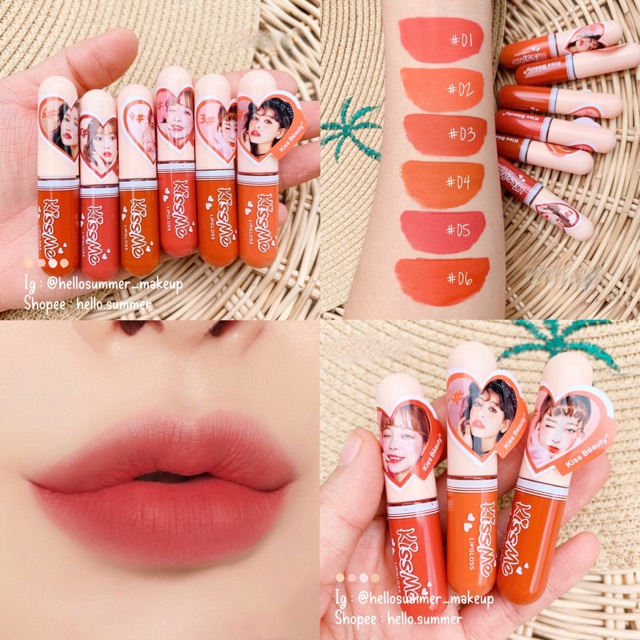 [ORI THAILAND] Kiss Beauty Kiss Me Mini Matte