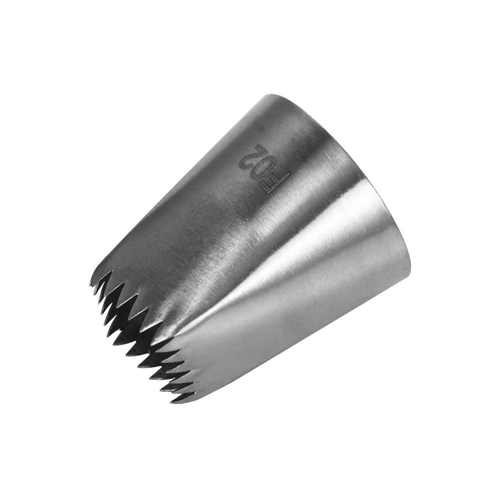 Terpopuler #F01 /F02 Icing Piping Nozzle Bakeware Pastry Tips Alat Es Krim Cupcake Stainless Steel