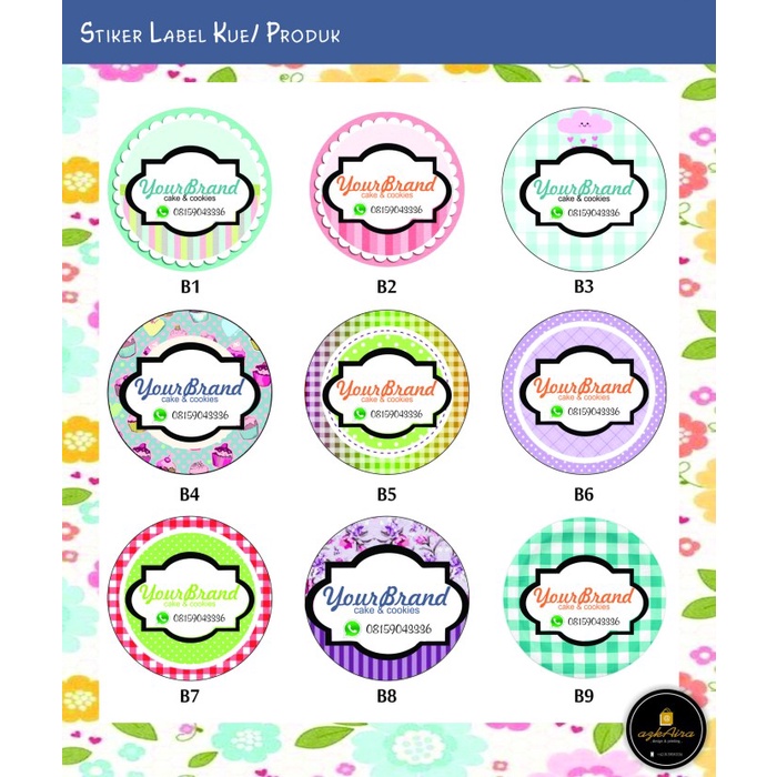 

PEREKAT-PENGIKAT- STICKER/ STIKER LABEL KUE ATAU PRODUK UNTUK USAHA -PENGIKAT-PEREKAT.