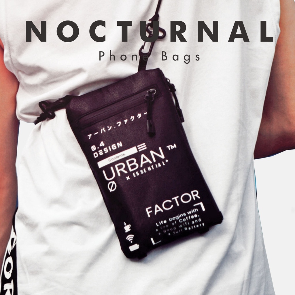 Tas Selempang HP Gantungan leher urban factor - Nocturnal Phone Bag