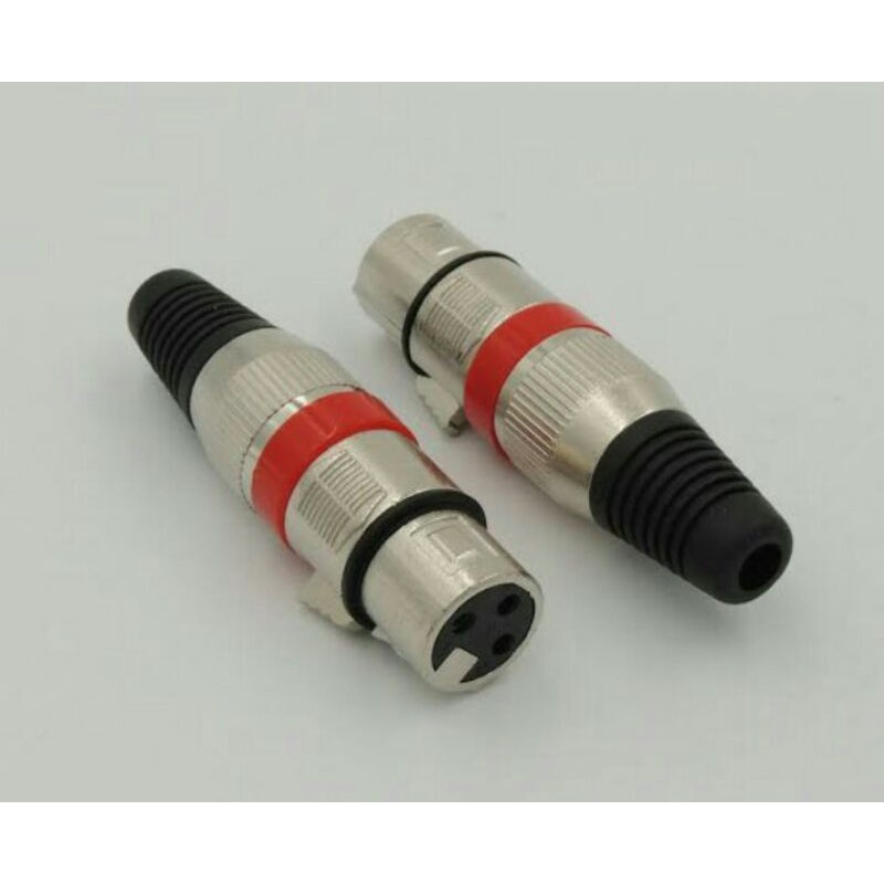 soket canon / jek mic cw/jek audio biasa warna randoom