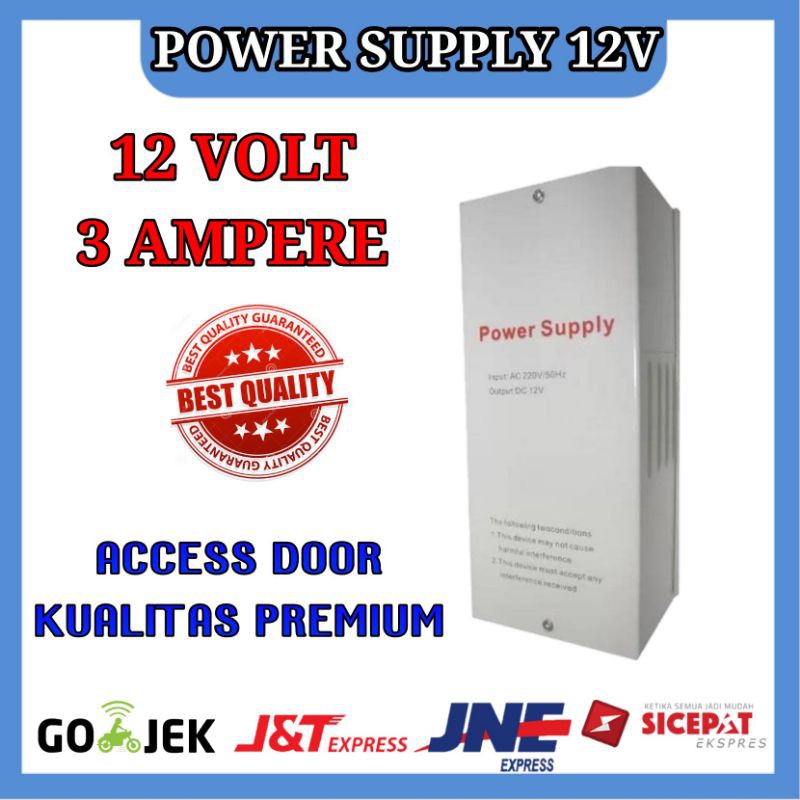 Power Supply Access Door 12 Volt 3 Ampere