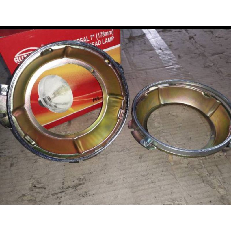 1set ring lampu bulat 7 in untuk jimny katana hiace carry set