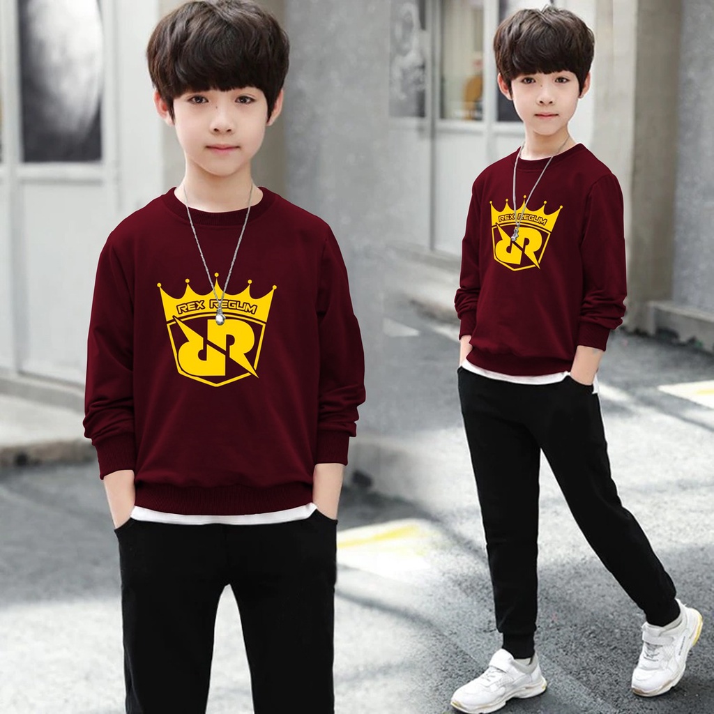 Switer RRQ Terbaru / Sweater Anak Laki-laki /  Sweeter Gaming Bahan Babyterry / FLAVA_STORE