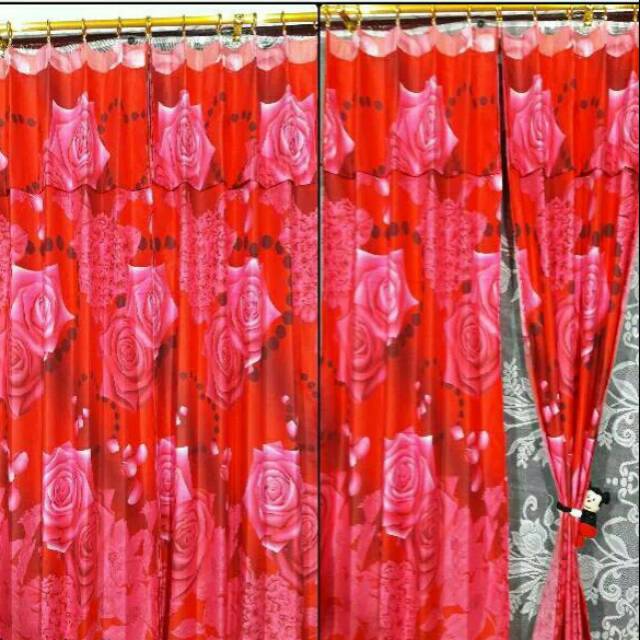 hordeng/gorden bunga2 merah