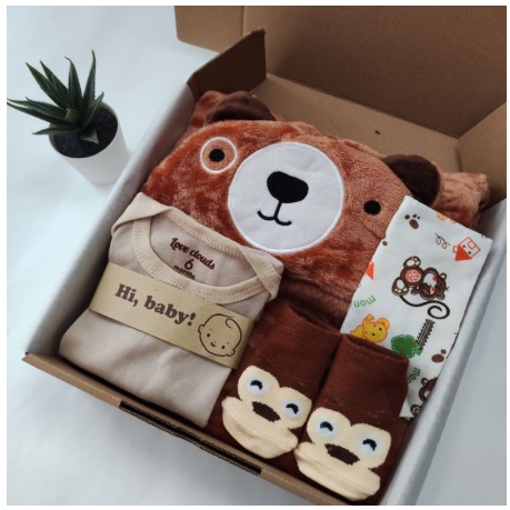 Baby Hampers Set - Baby Hampers Premium Kado New Born Kado Bayi Paket Hampers Bayi / Hampers Selimut