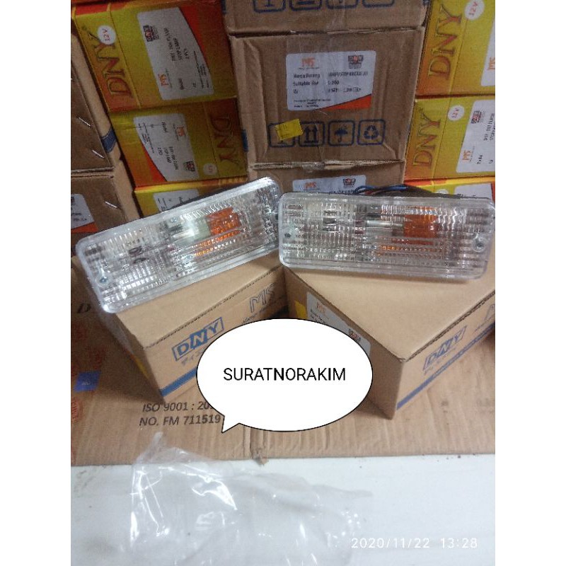 Lampu sein sen bemper depan carry 10 extra st100 putih bening kristal