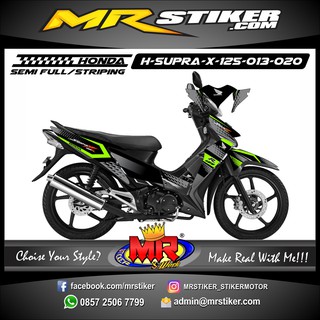 Stiker motor decal Honda Supra X 125 R Laminasi Tebal New Motif 2020 | Shopee Indonesia