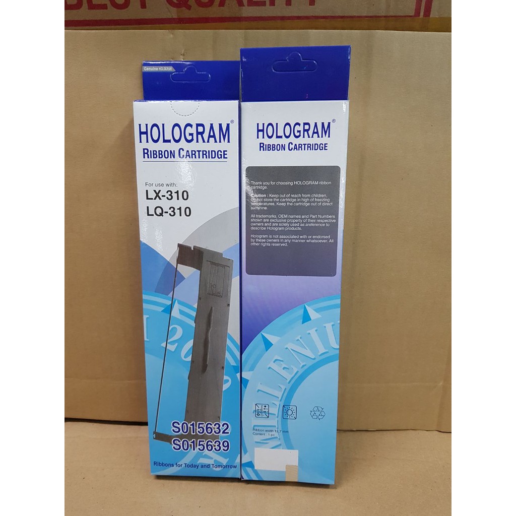 Ribbon cartridge Hologram LX-310 LQ-310 LX310 LQ310 S015632 pita untuk printer Epson