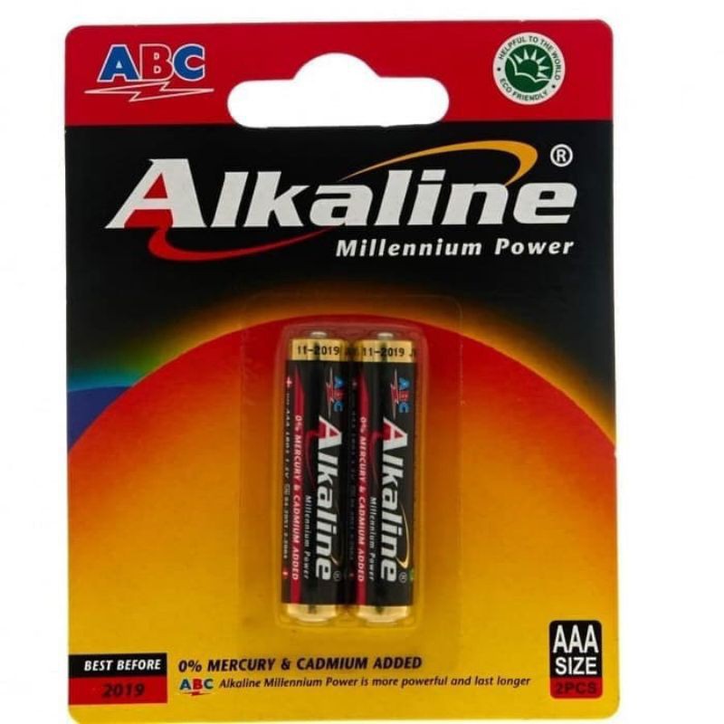 ABC Alkaline AAA 1.5V Baterai ABC Alkaline AAA Original
