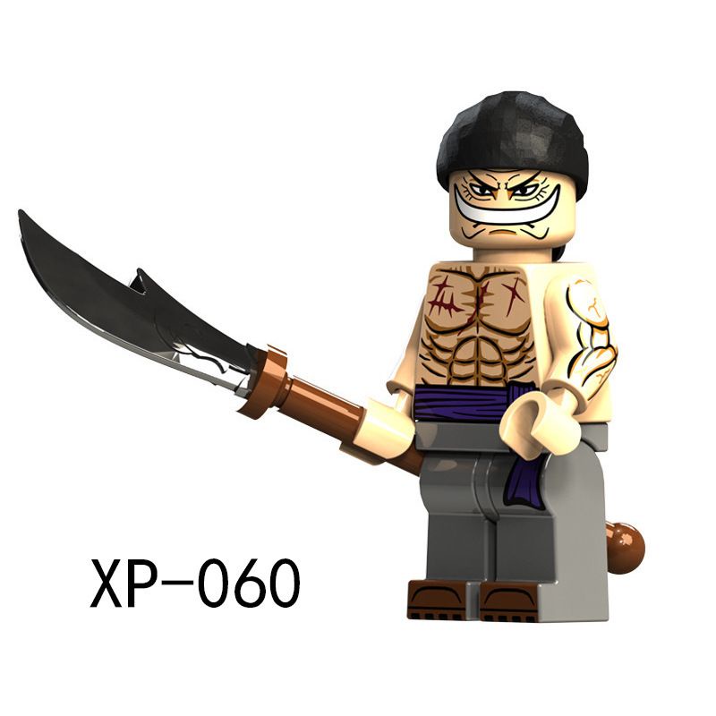 lego bootleg one piece xp060 shirohige bukan luffy zoro sanji anime manga bajak laut topi jerami
