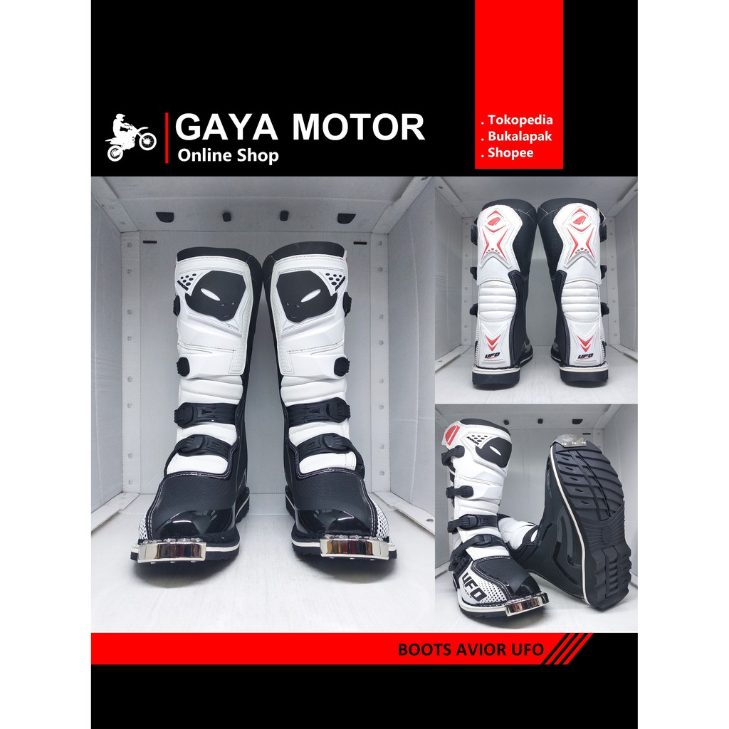 Sepatu cross trail mx ufo plast avior original