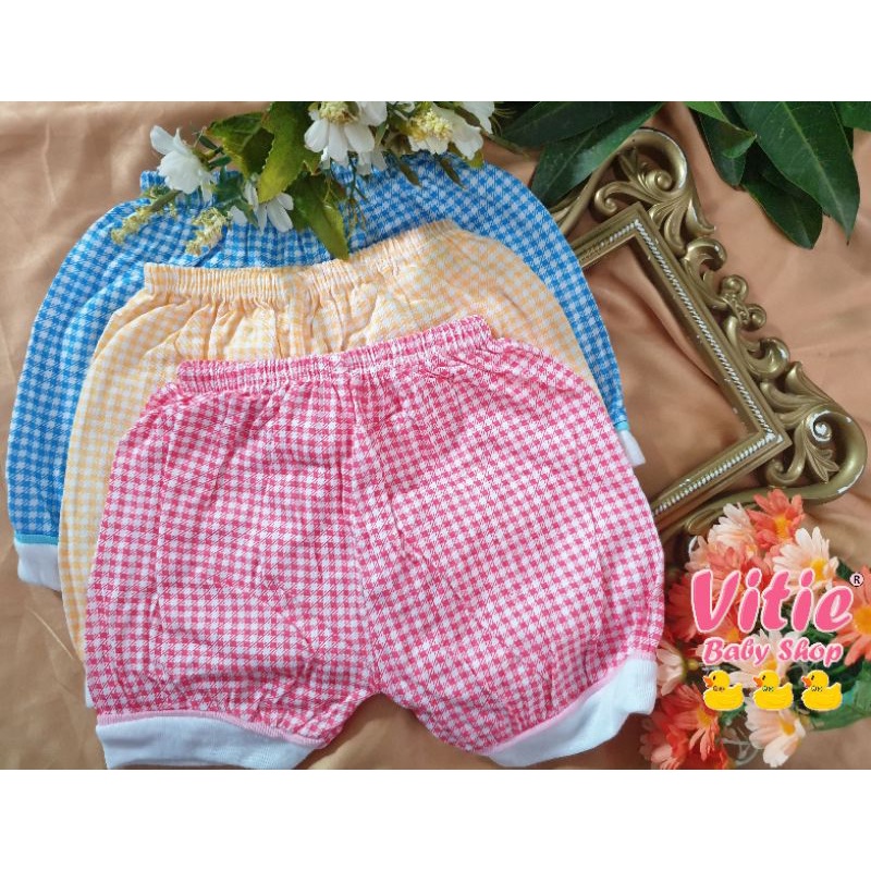 Celana Pendek Bayi 3pcs / Celana pendek bayi Newborn 3pcs / Celana pendek bayi imut / Celana Pendek 