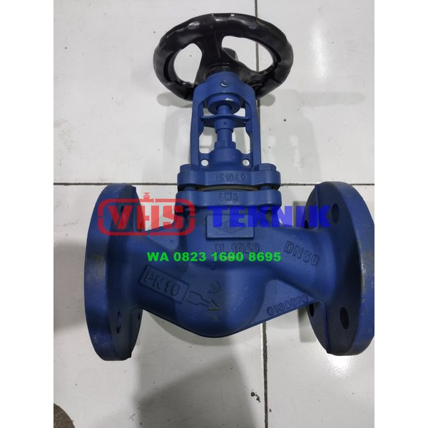 Jual GLOBE VALVE ARIFABA ARMATUREN BELOW SEAL PN16 DN50 2 INCH JL1040
