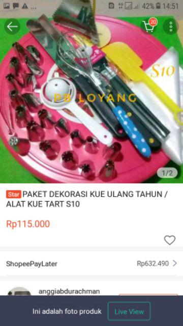 Paket Dekorasi Kue Ulang Tahun / Alat Kue Tart S10