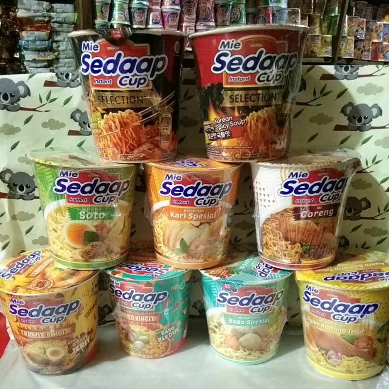 

mie sedap instant cup@75gr