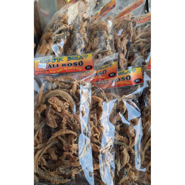 

KERIPIK BELUT SUPER CAP TALIROSO 200GR Snack keripik welut